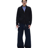 Businesscore Cable-Knit Zip Cardigan