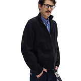 Businesscore Cable-Knit Zip Cardigan