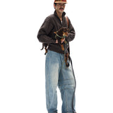 Businesscore Cable-Knit Zip Cardigan