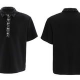 Opium Polo Kerah Kristal