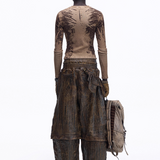 Opium Grunge Print Longsleeve Top