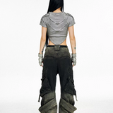 Opium Gradient Multi-Pocket Cargo Pants