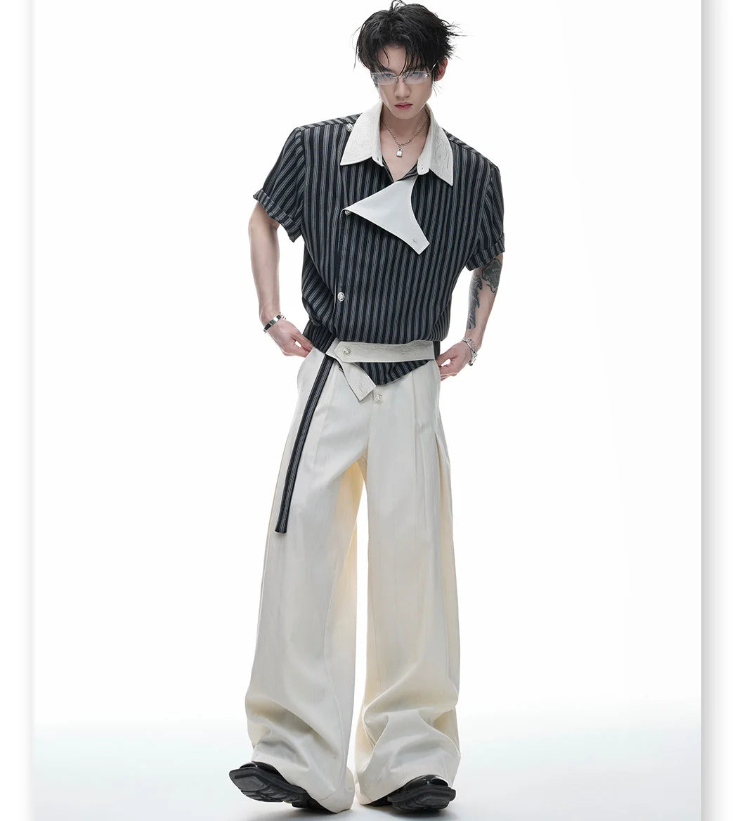 Businesscore Deconstructed Striped Shirt - Fuga Studios