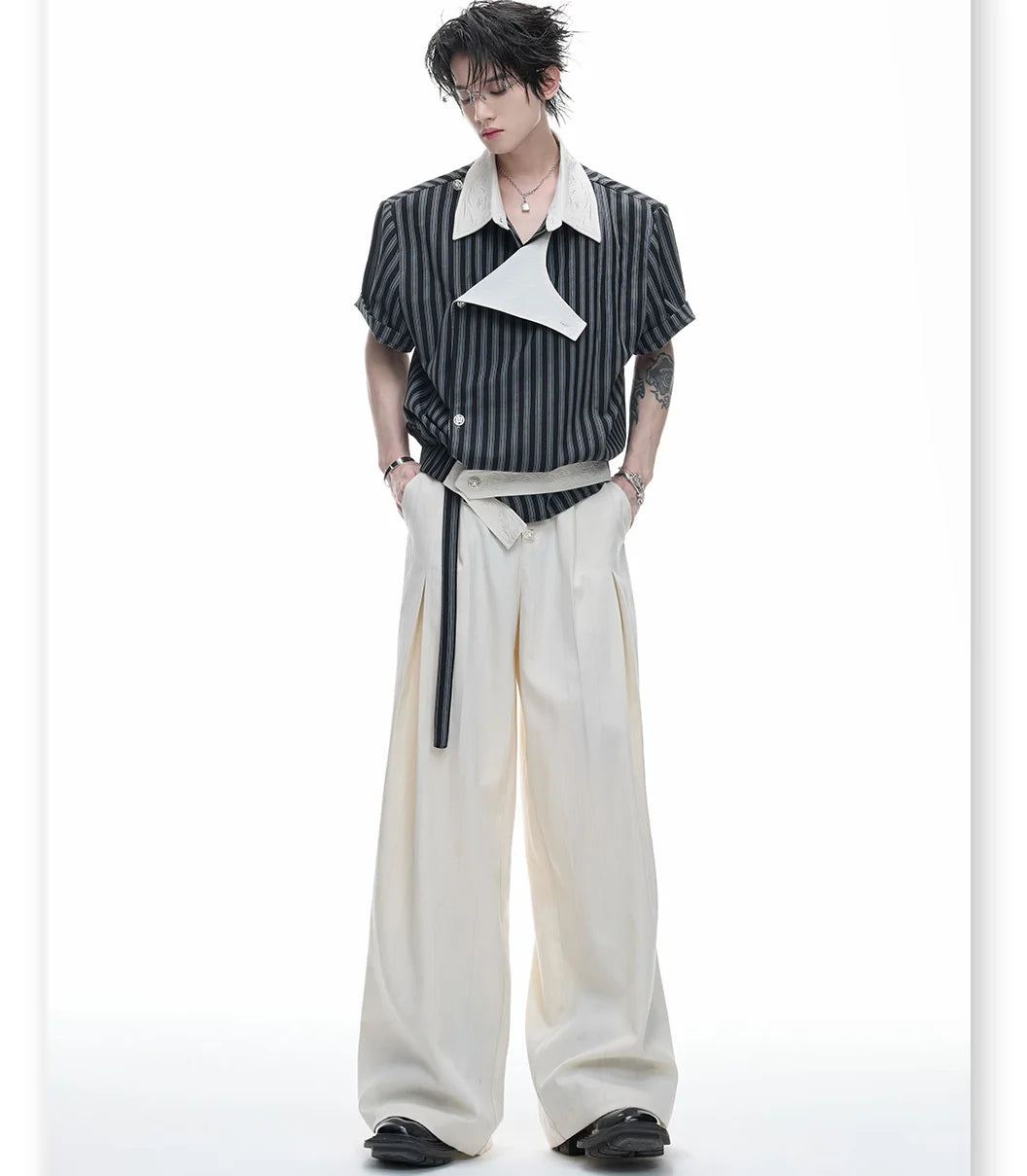Businesscore Deconstructed Striped Shirt - Fuga Studios