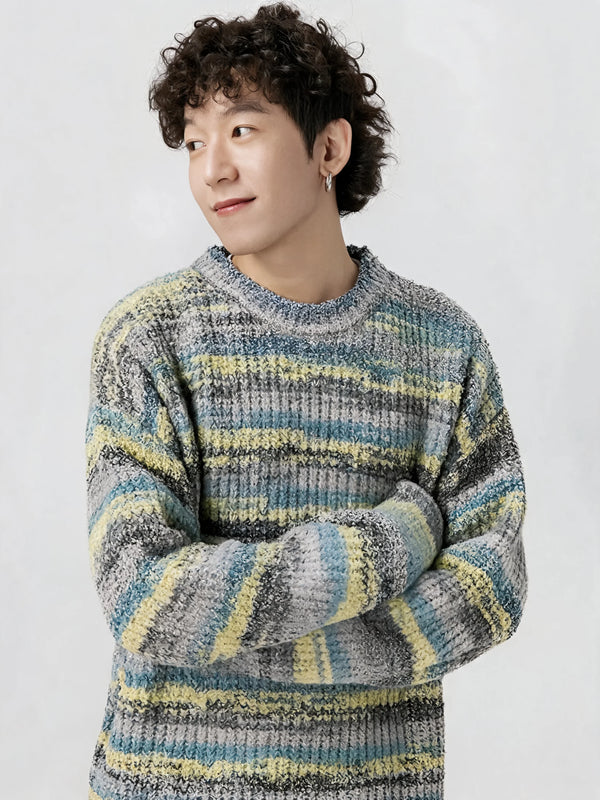 Businesscore Multicolor Striped Sweater - Fuga Studios