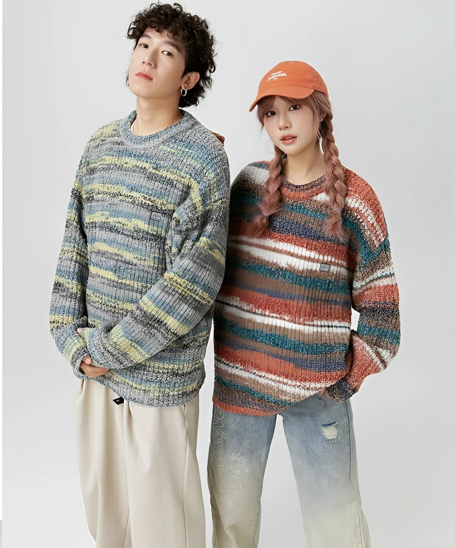 Businesscore Multicolor Striped Sweater - Fuga Studios