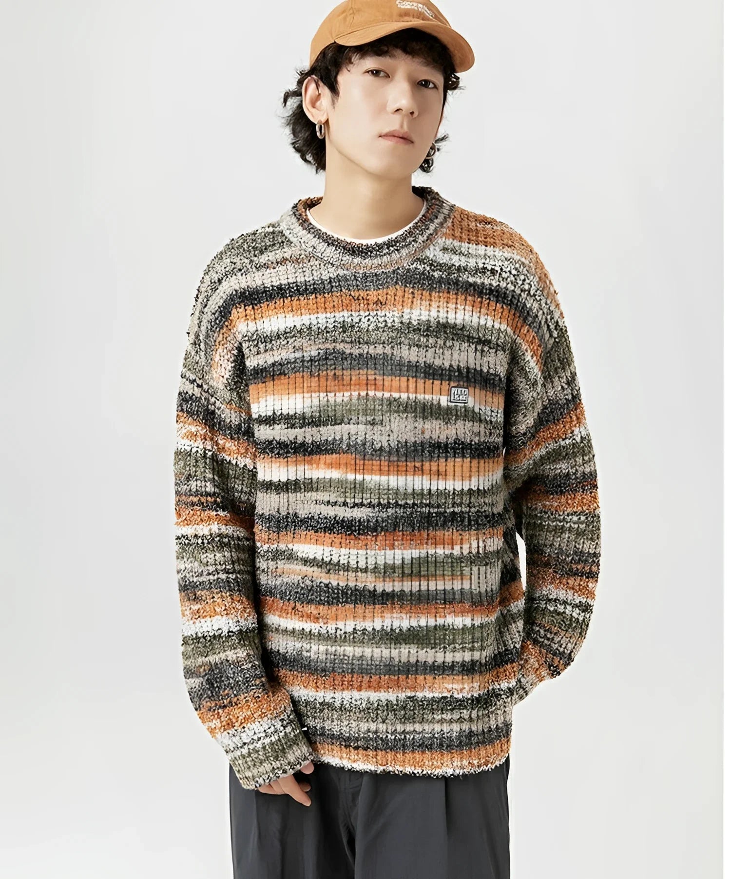 Businesscore Multicolor Striped Sweater - Fuga Studios