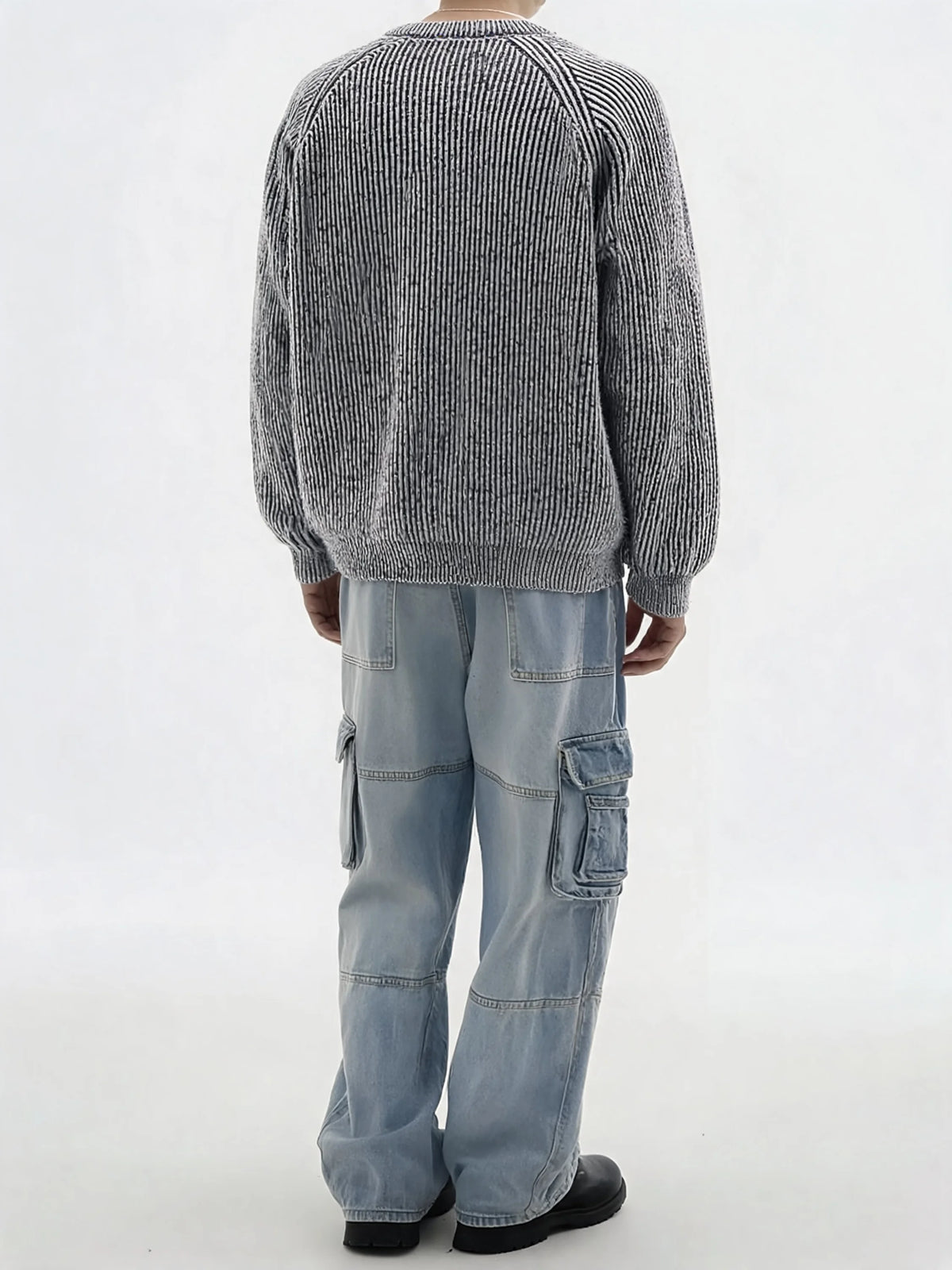 Businesscore Ribbed Knit Sweater - Fuga Studios