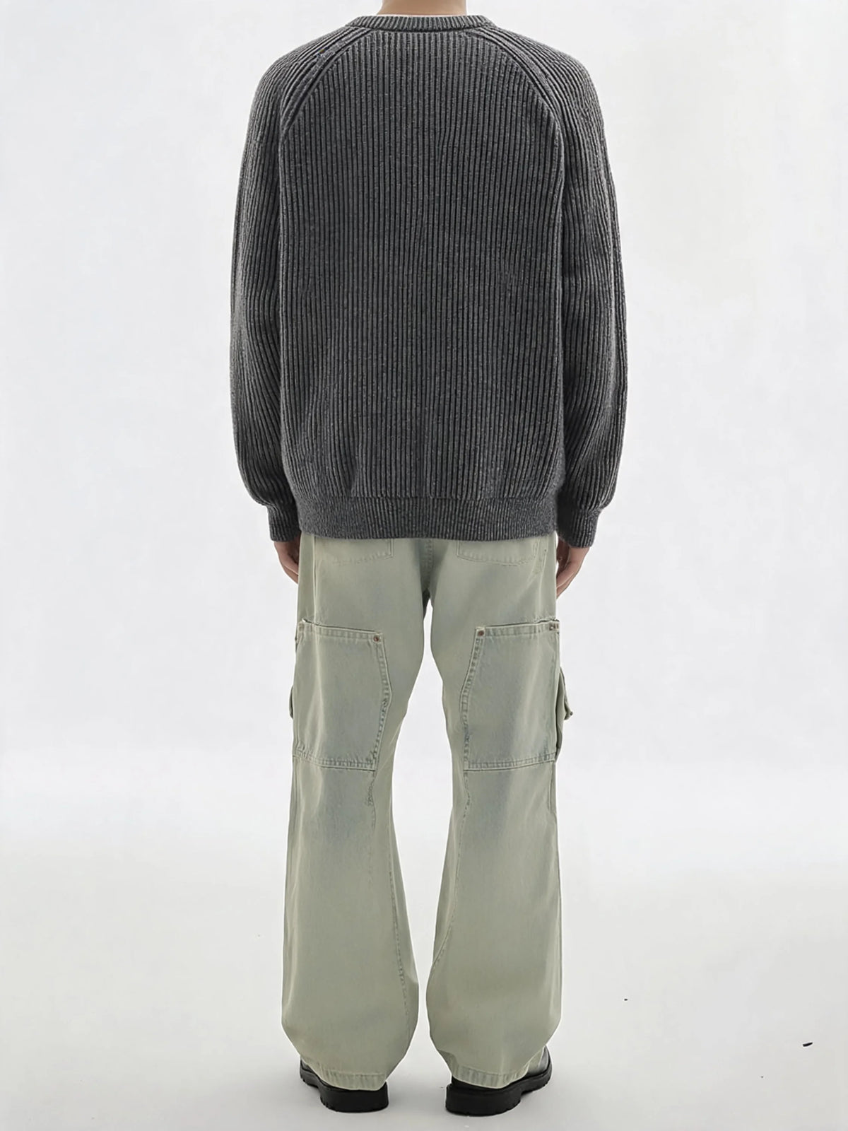 Businesscore Ribbed Knit Sweater - Fuga Studios