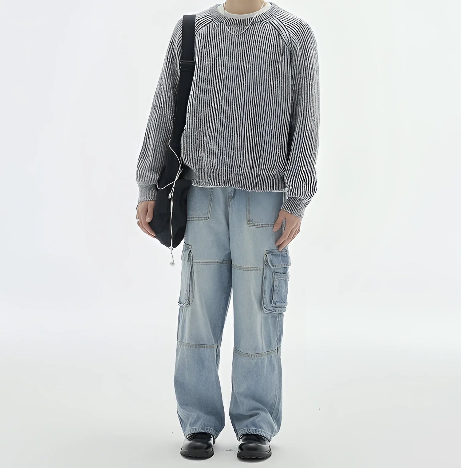 Businesscore Ribbed Knit Sweater - Fuga Studios
