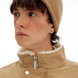 ビジネスコア シェルパカラー ボンバー ジャケット