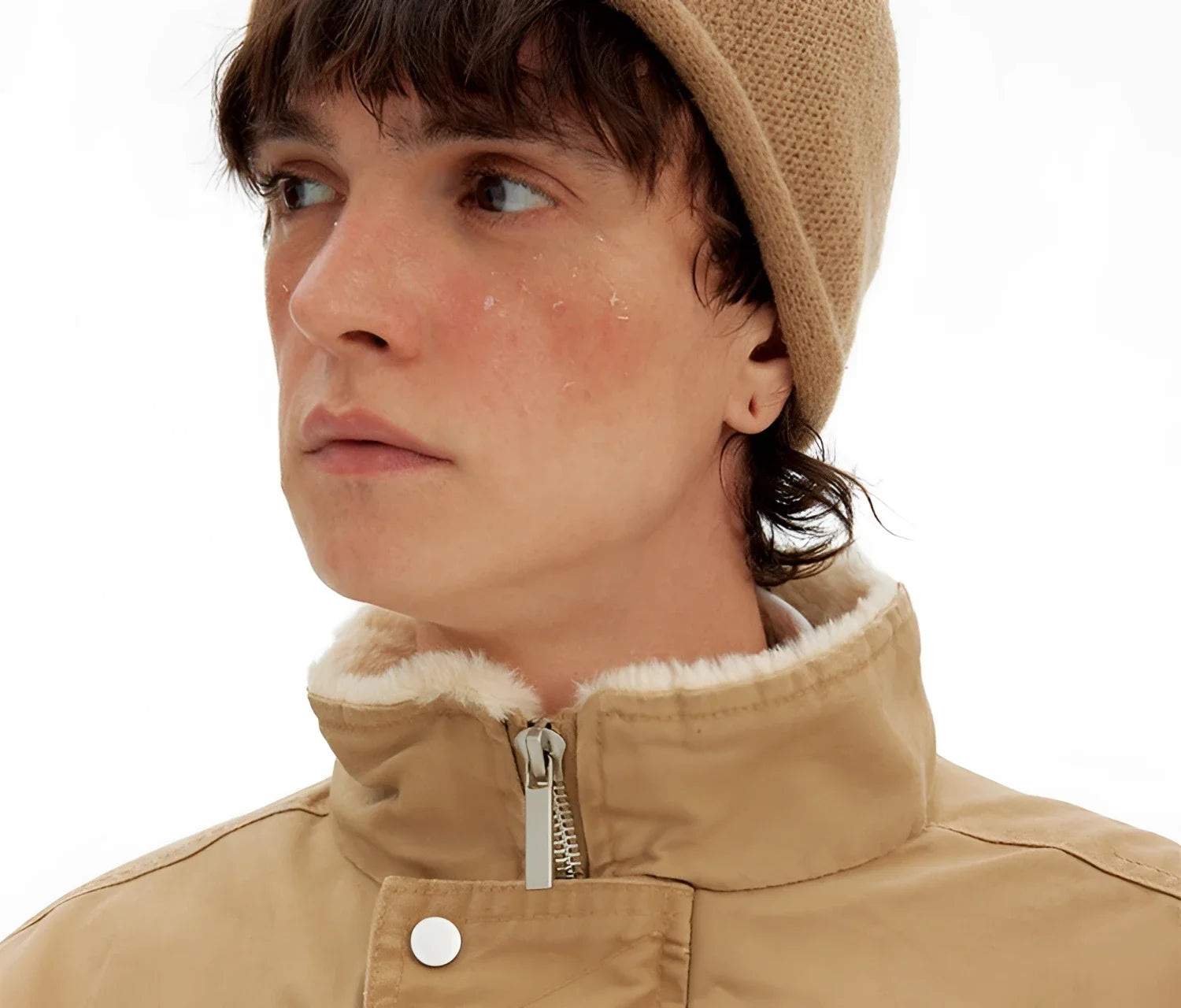 Businesscore Sherpa Collar Bomber Jacket - Fuga Studios