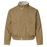 ビジネスコア シェルパカラー ボンバー ジャケット