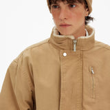 ビジネスコア シェルパカラー ボンバー ジャケット