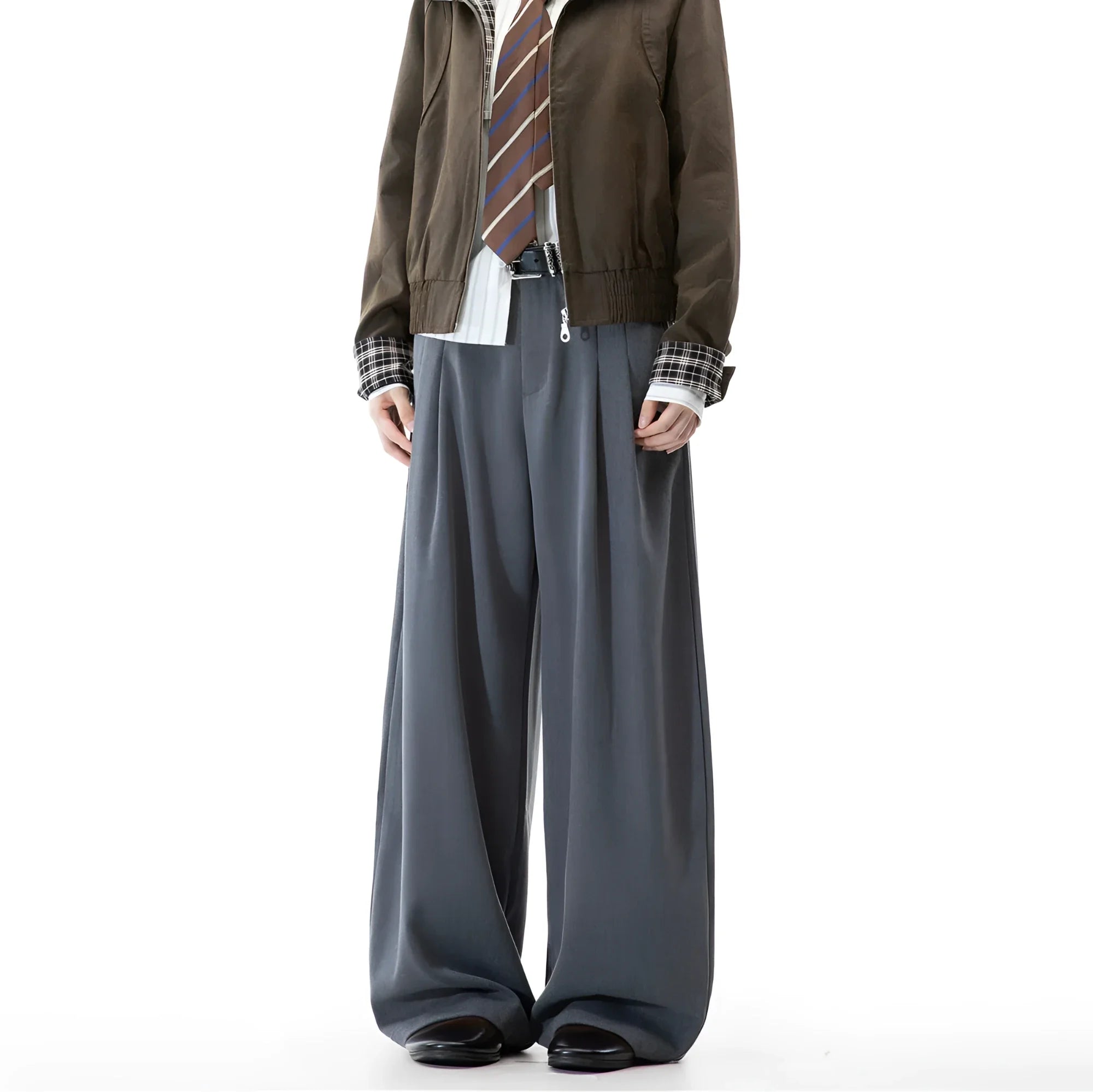 Businesscore Wide-Leg Hose - Fuga Studios