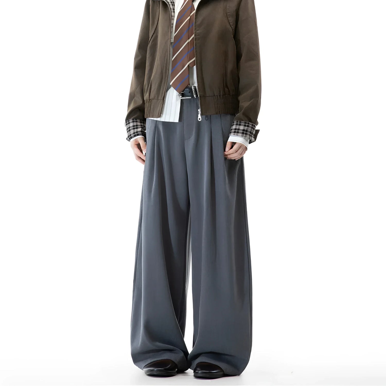 Businesscore Wide-Leg Hose - Fuga Studios