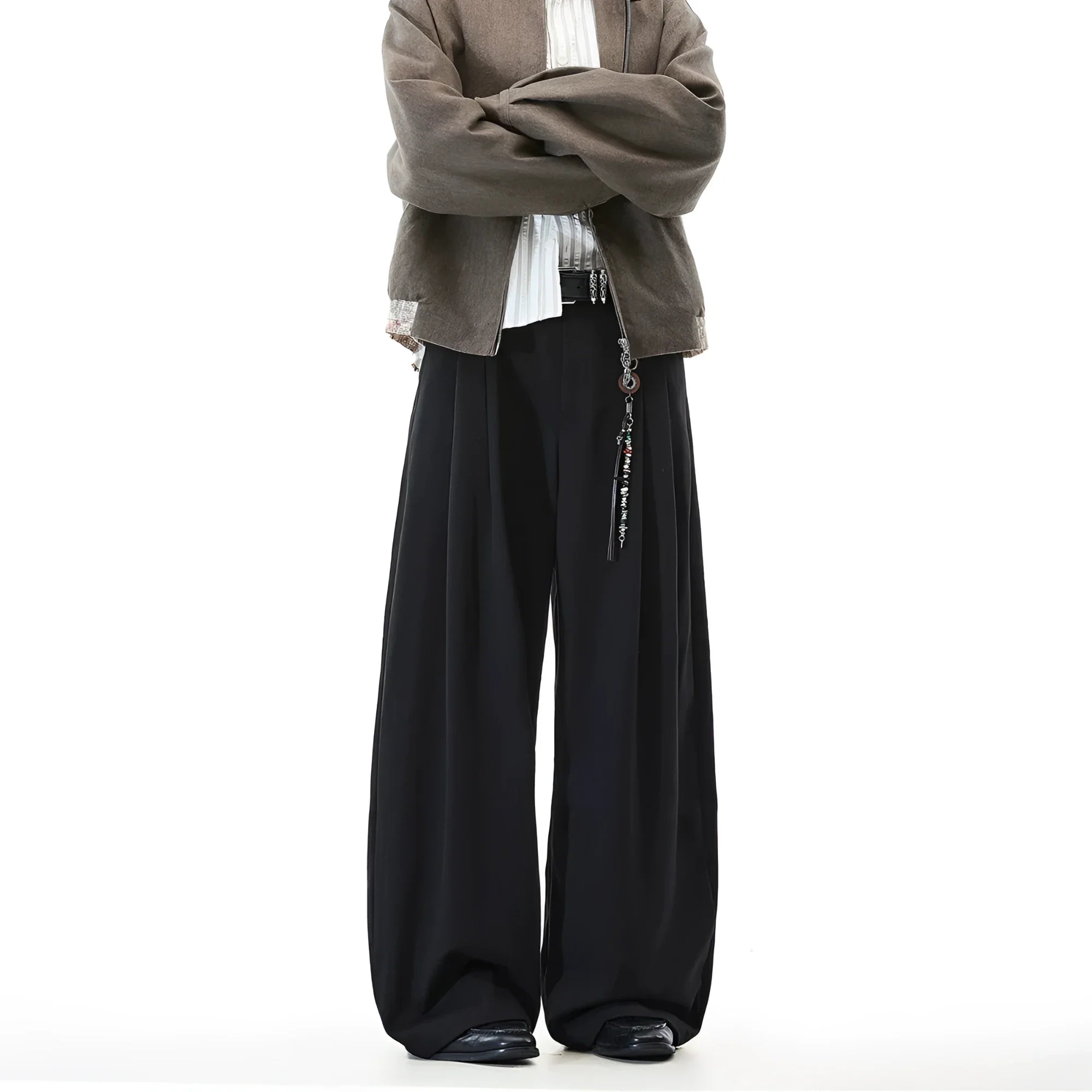 Businesscore Wide-Leg Hose - Fuga Studios