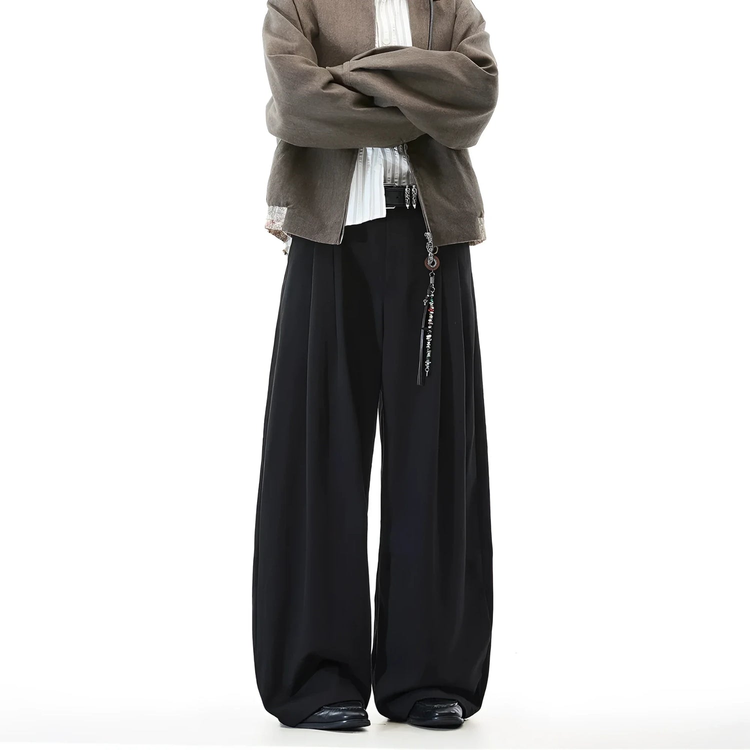 Businesscore Wide-Leg Hose - Fuga Studios