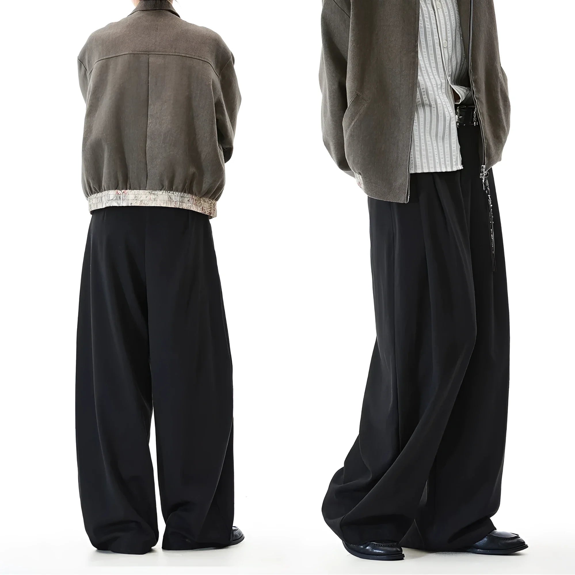 Businesscore Wide-Leg Hose - Fuga Studios