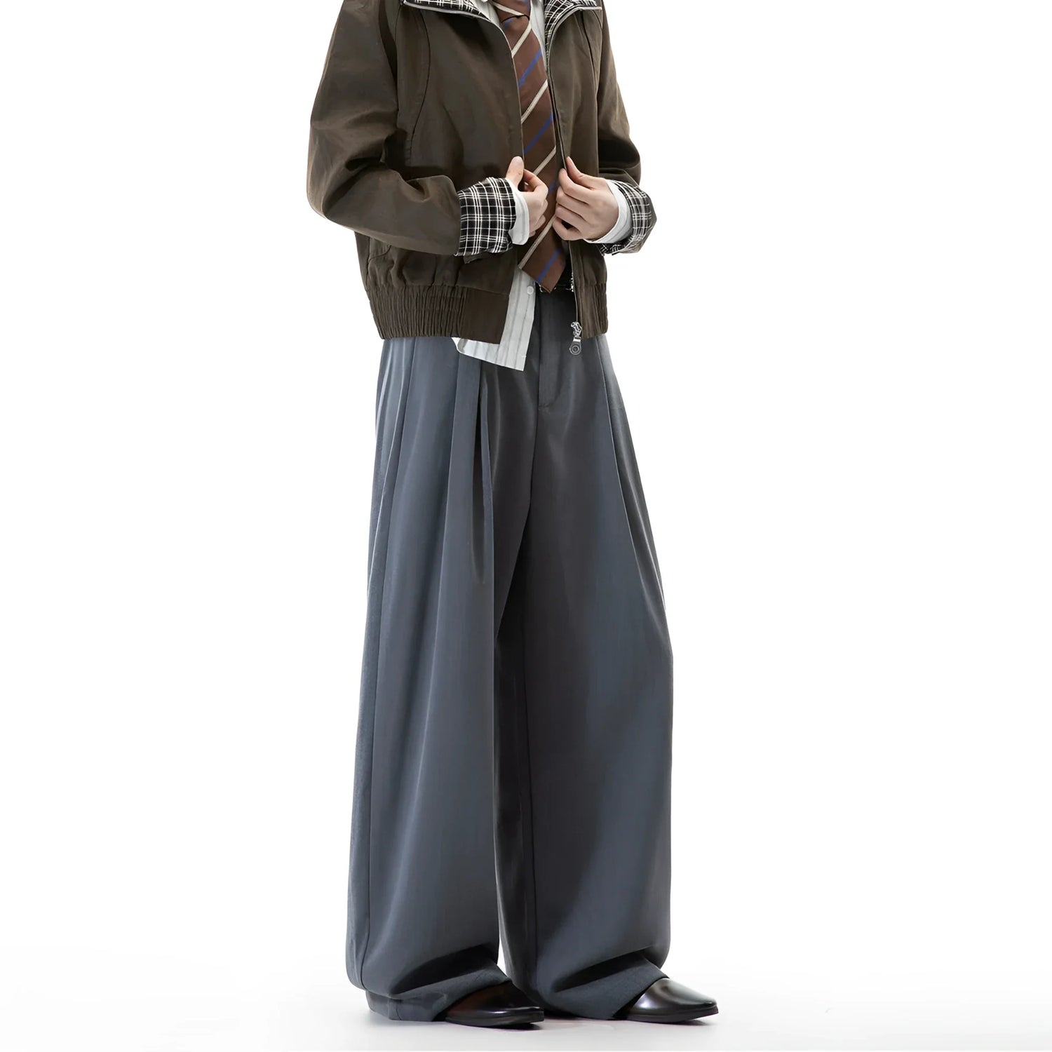 Businesscore Wide-Leg Hose - Fuga Studios