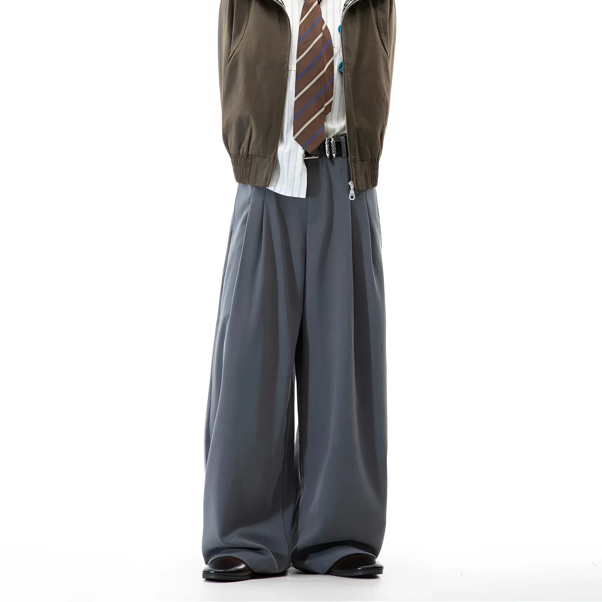 Businesscore Wide-Leg Hose - Fuga Studios