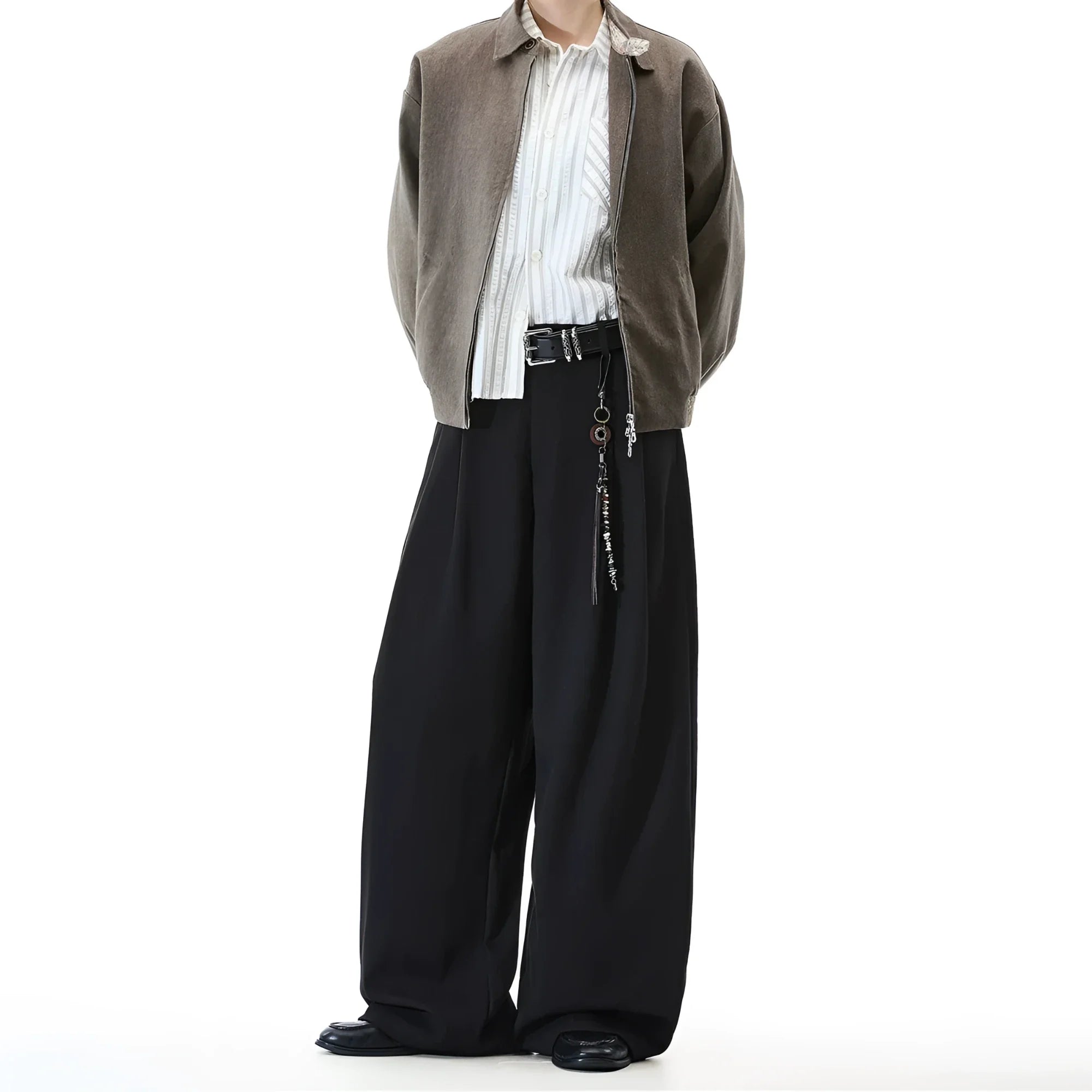 Businesscore Wide-Leg Hose - Fuga Studios