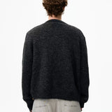 비즈니스코어 울 혼방 버튼 가디건