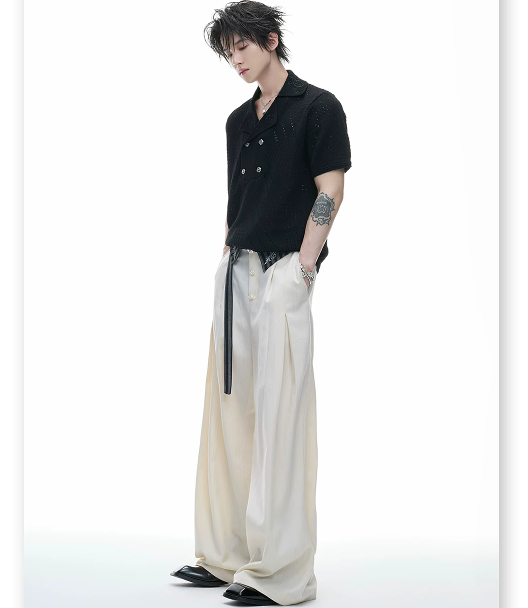 Businesscore Pointelle Knit Polo 9