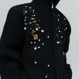 Opium Sequin Embellished Cardigan