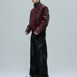 Opium Bombardeiro cravejado de pele de cobra