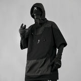 Futuristisches Techwear-Reißverschluss-Kragenhemd - Fuga