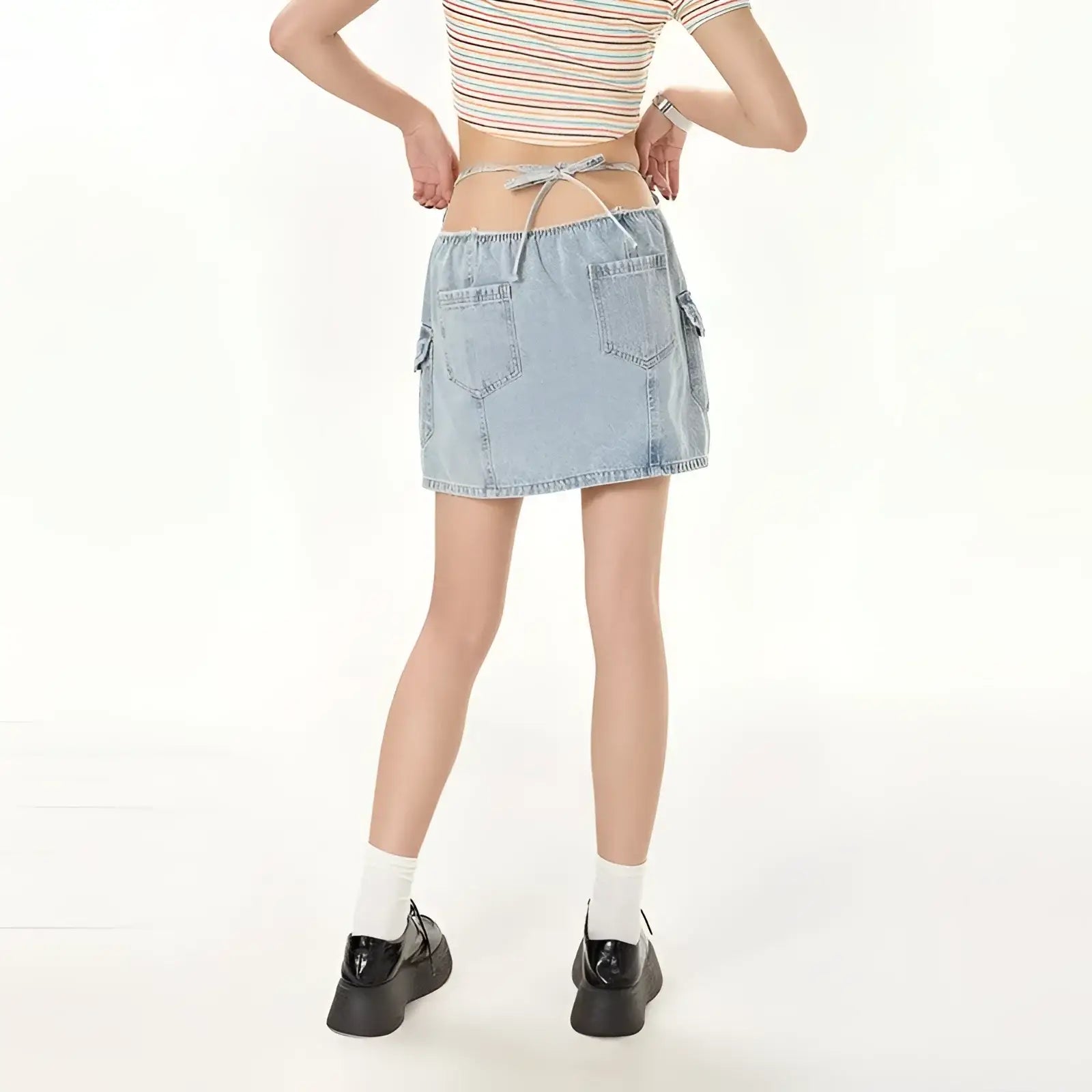 Girls Denim Mini Skirt - Fuga Studios