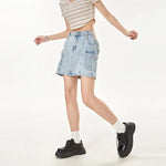 Girls Denim Mini Skirt - Fuga Studios