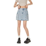 Girls Denim Mini Skirt - Fuga Studios