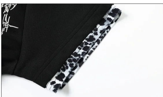 Gothic Cross Collar Polo Shirt Detail 7