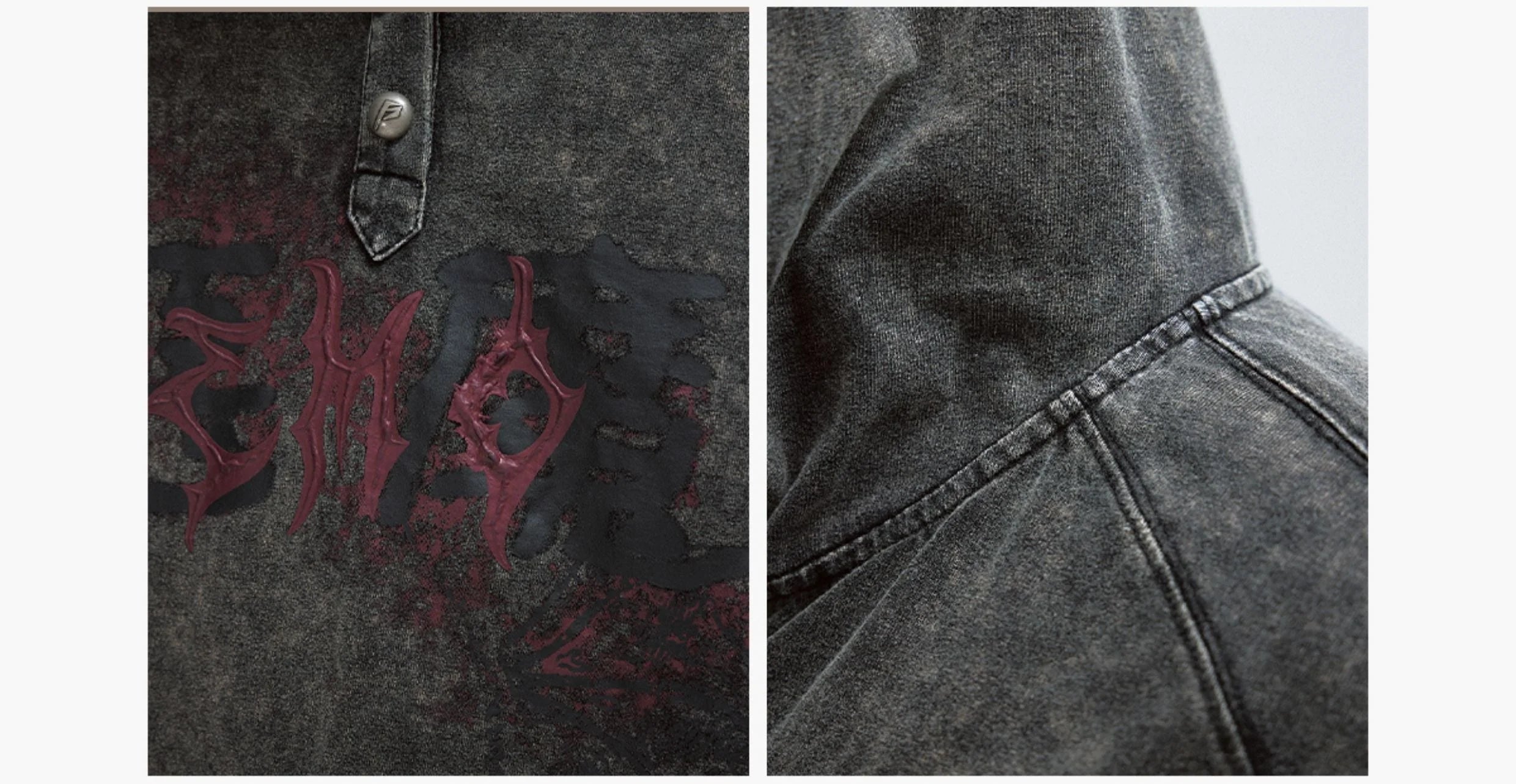 Gothic Darkwear Devil Horn Hoodie - Fūga-Studios