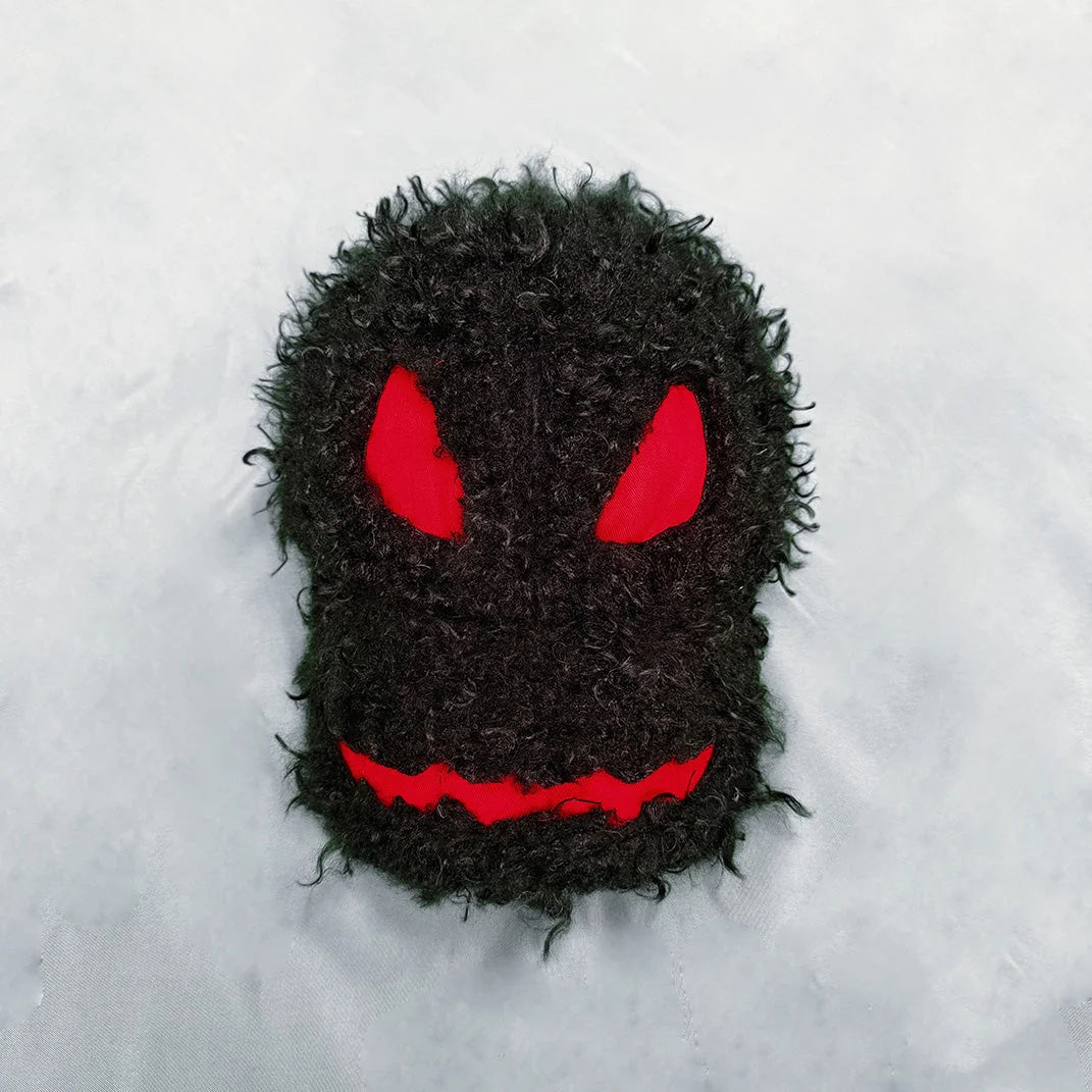 Gothic Fuzzy Devil Cap - Fuga Studios