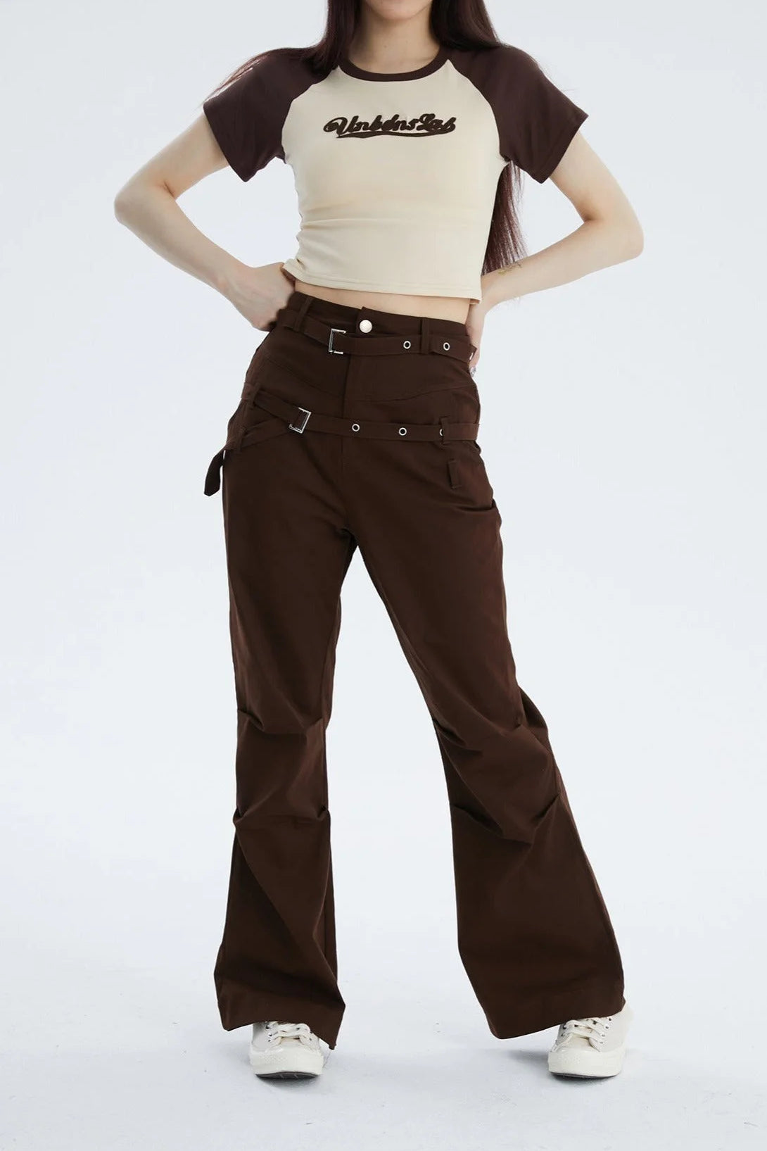Gothic Girls Middle Waist Pants - Fuga Studios