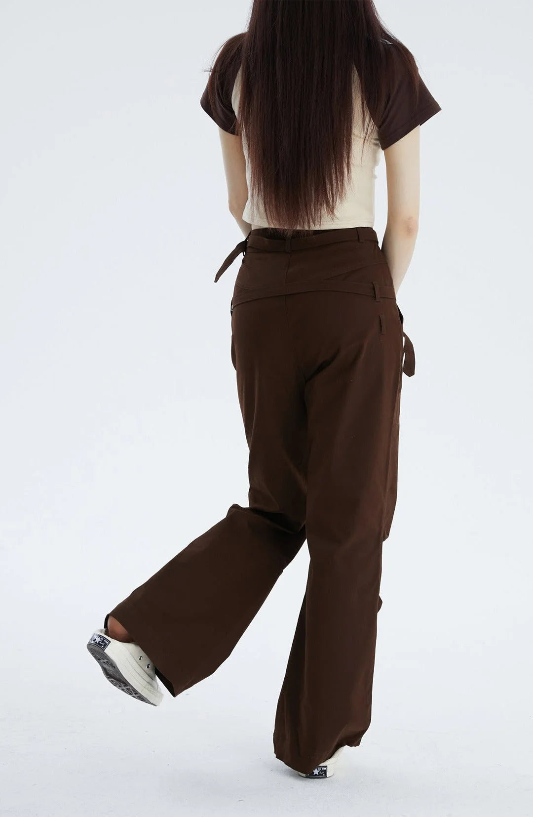 Gothic Girls Middle Waist Pants - Fuga Studios