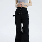 Gothic Girls Middle Waist Pants - Fuga Studios