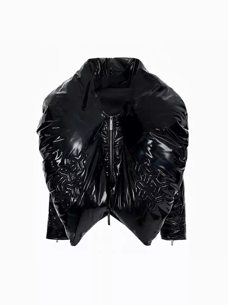 Gothic Opium Neo Raven Puffer Jacket - Fuga Studios