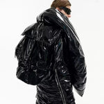 Gothic Opium Neo Raven Puffer Jacket - Fuga Studios