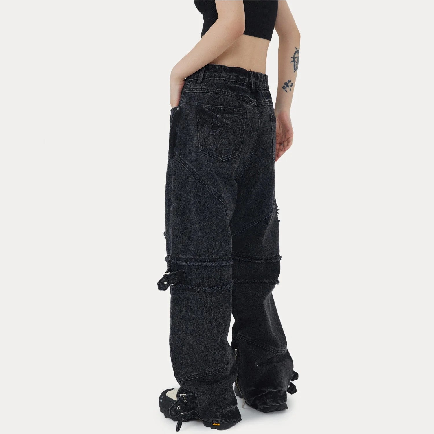 Gothic Unisex Ripped Denim - Fuga Studios