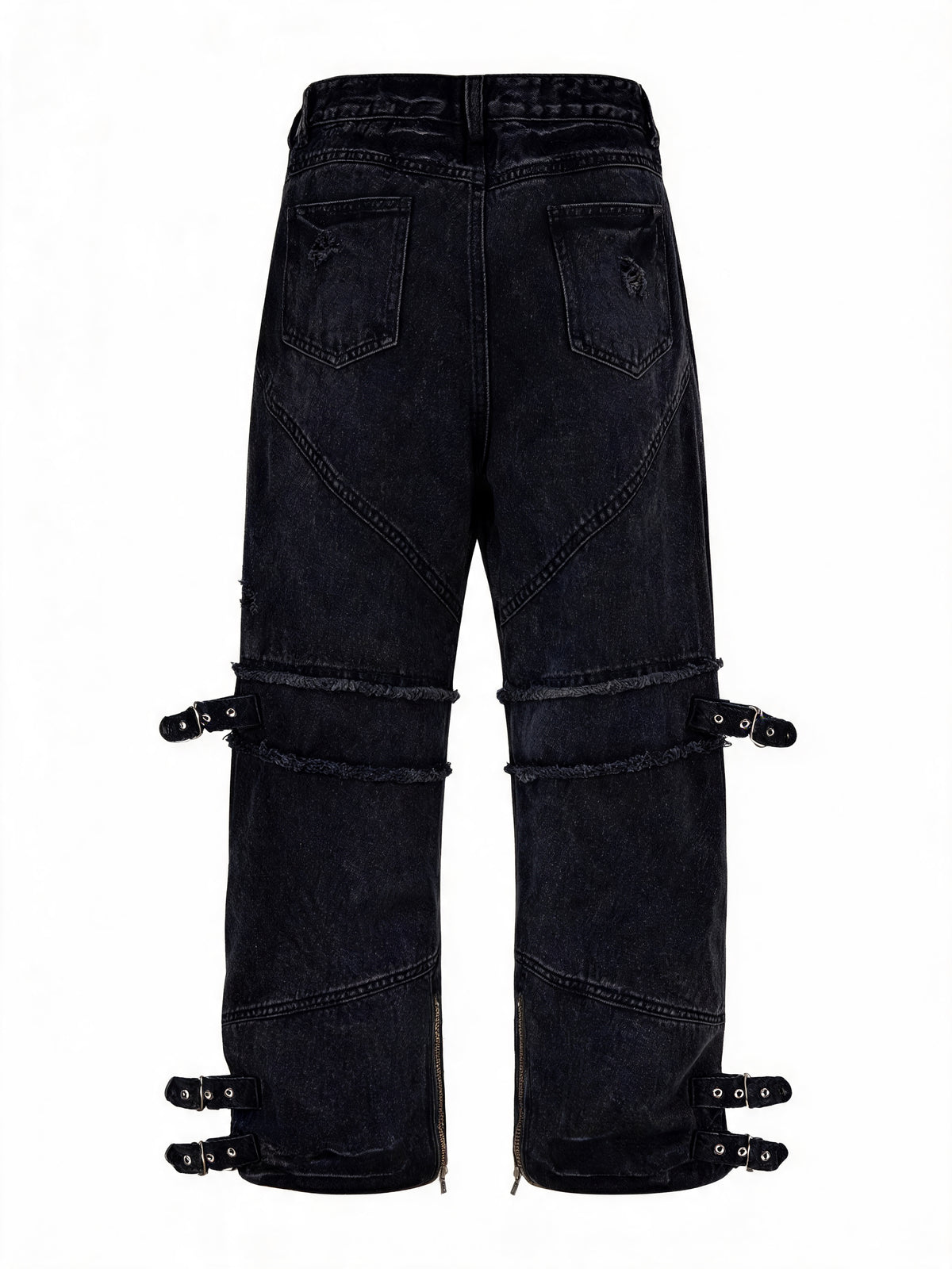 Gothic Unisex Ripped Denim - Fuga Studios