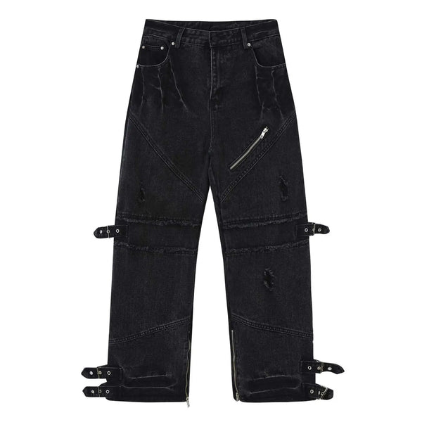 Gotický Unisex Ripped Denim - Fuga Studios