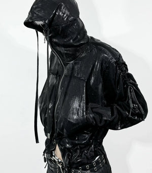 Gothic Waxed Hooded Jacket