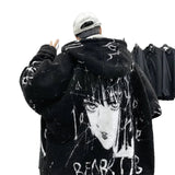 Harajuku Anime Lambswool Fleece Jacket - Fuga Studios