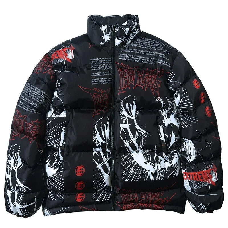 Camo Devil Puffer Jacket