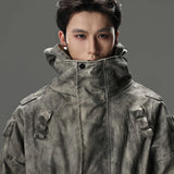 Opium Distressed-Style Denim Jacket For Men - Fuga Studios