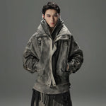 Opium Distressed-Style Denim Jacket For Men - Fuga Studios